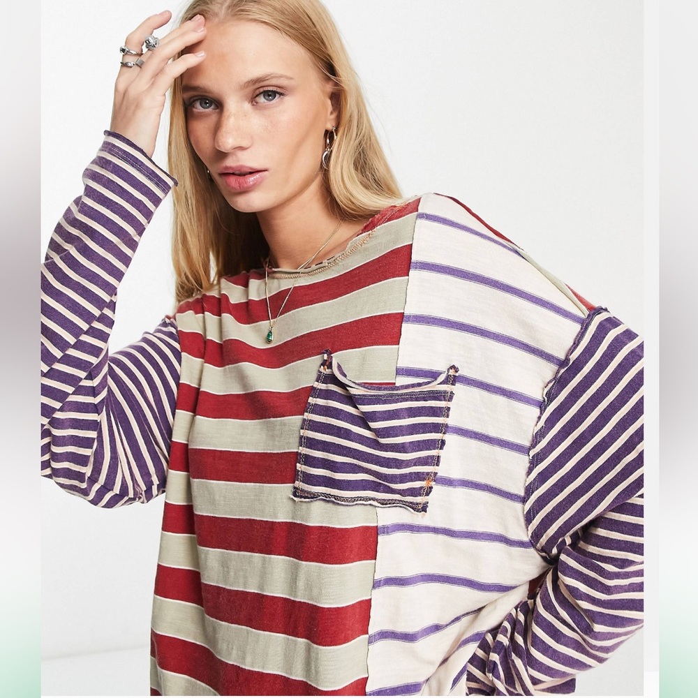 NWT Free People | Stripey Prep T-Shirt | XS - Picture 14 of 16